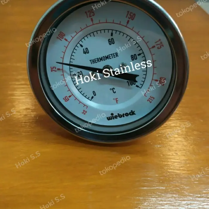 Thermometer Model Payung Stainless 6" inch / 100 C