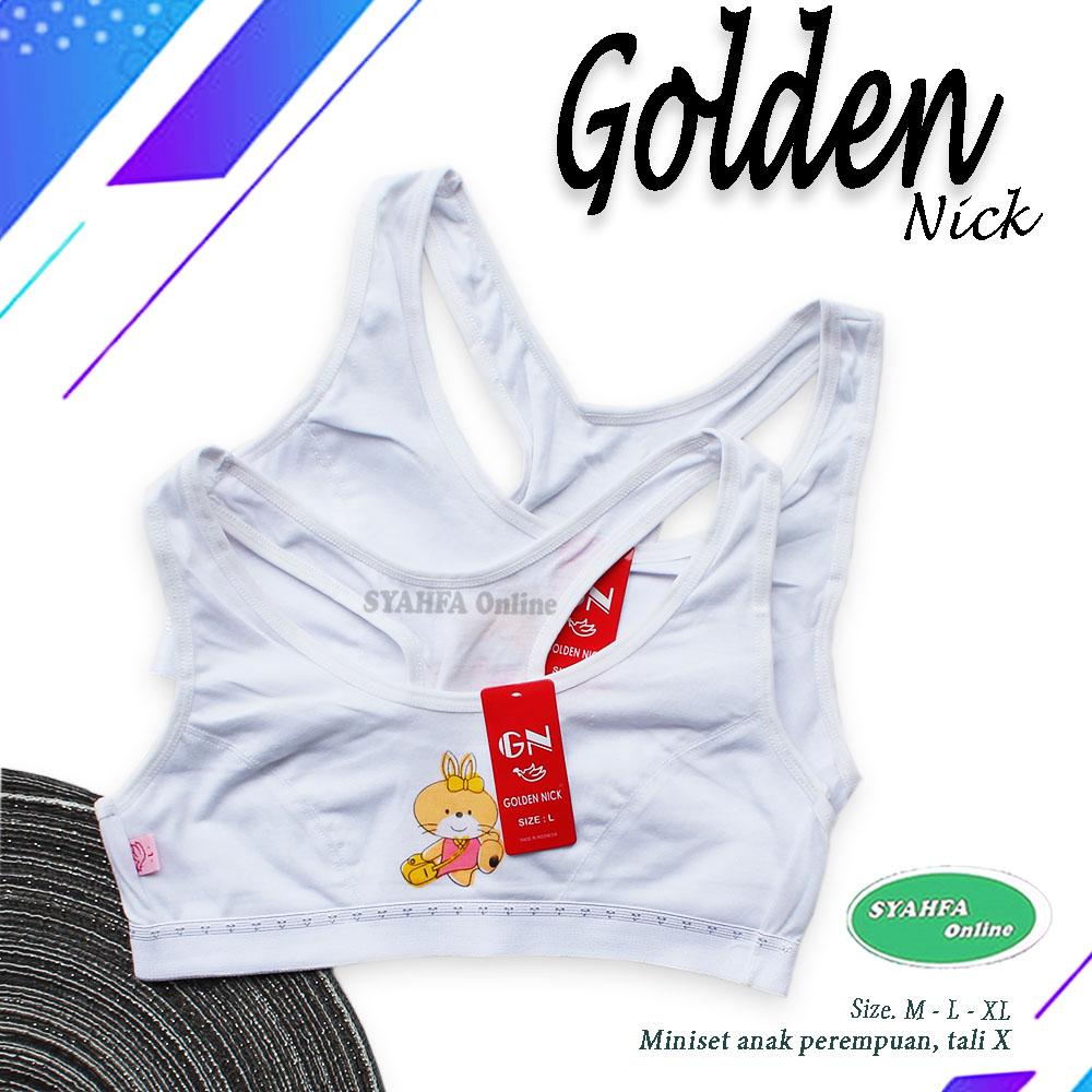Product Introduction of Fashion Anak Miniset Remaja Putih Polos - 3 Pcs Golden Nick MS 299 Miniset Anak Perempuan Smp 1