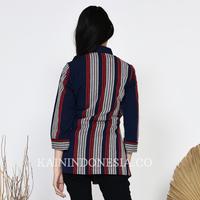 Gambar KI Kemeja Rania Aira Biru - Aira Biru Merah, 14 dari KainIndonesiaco Kota Administrasi Jakarta Timur 3 Tokopedia