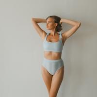 Gambar Gingham Women Bikini, Baju Renang Wanita - Brown Waffle, M dari leevierrakids Kota Administrasi Jakarta Utara 5 Tokopedia