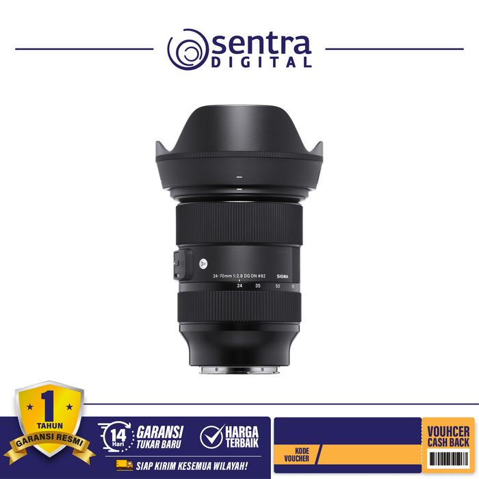 Gambar SIGMA 24-70MM F2.8 DG DN ART Lensa Sony E Mount Full Frame dari Sentra Digital Kota Surabaya Tokopedia