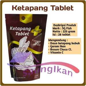 SG FISH KETAPANG TABLET plus 225 gr 28 tablet