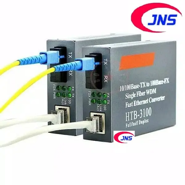 Netlink HTB 3100 10/100 Sepasang AB fiber optic optik media converter