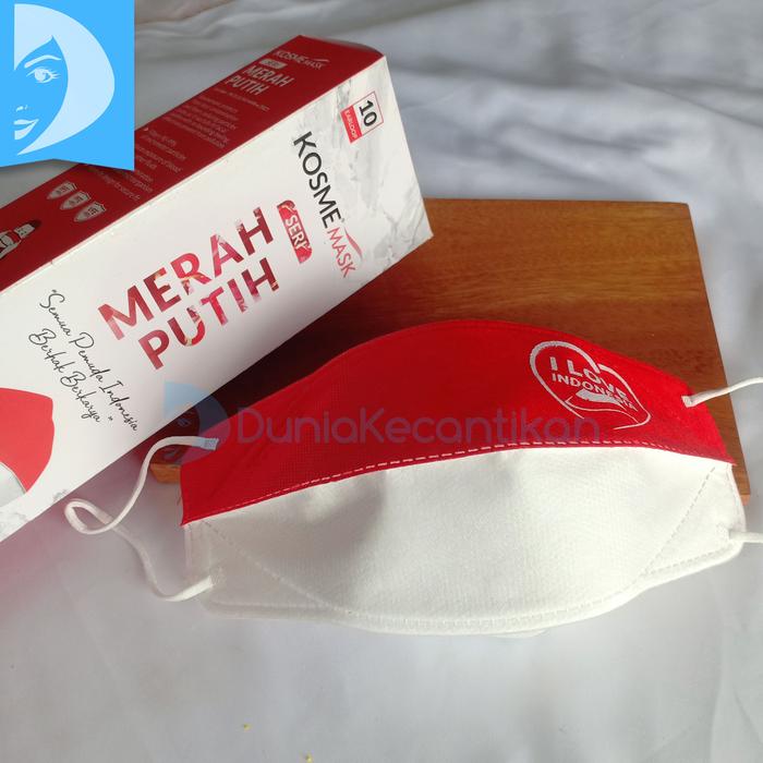 Gambar Ms Glow Kosme Mask KM 95 Merah Putih Kosmemask Series Merah Putih dari TOKO DUNIA KECANTIKAN Kota Surabaya Tokopedia