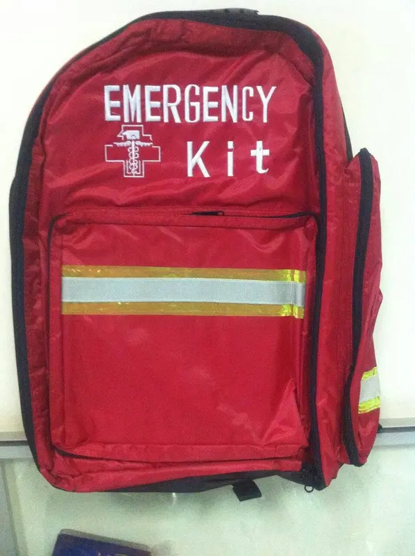 Tas Ransel P3K Merah / Emergency Kit + Isi Obat First Aids Type B p3k 0