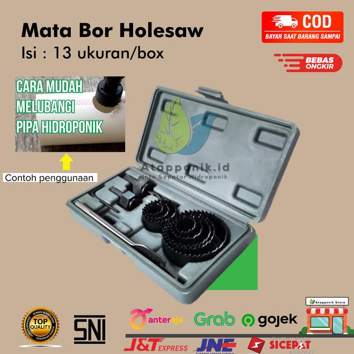 Gambar mata bor holesaw besi dari Atapponik Store Kota Surabaya Tokopedia