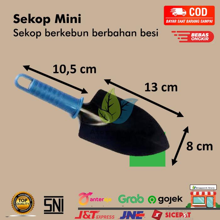 Gambar sekop mini set berkebun dari Atapponik Store Kota Surabaya Tokopedia