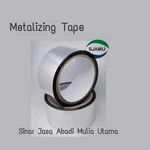 Metalizing / Metalized Tape Lakban / Isolasi Foil Lakban/Duct Tape 0