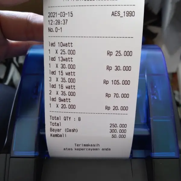 PAKET KASIR / PPOB ANDROID (CASH DRAWER+PRINTER BLUETOOTH+KERTAS) 2