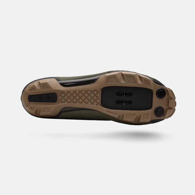 Giro Rincon Shoes Gravel Sepatu Sepeda MTB Cleat Olive Gum BOA 2