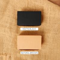 Gambar Panmomo Blank Kraft Paper Card Set Kartu Nama Isi 100 Pcs DIY Craft - Matte Black dari CENTRO TRADING Kota Bandung 2 Tokopedia
