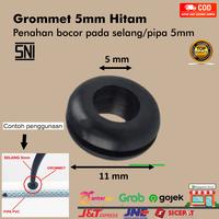 Gambar grommet 5mm hitam untuk selang pe 5mm dari Atapponik Store Kota Surabaya 1 Tokopedia