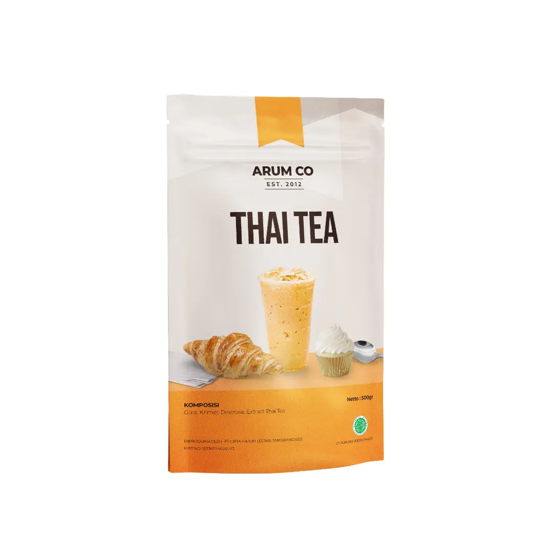 Arum Co THAI TEA 500gr Minuman Bubuk Teh Instan Murah / Enak