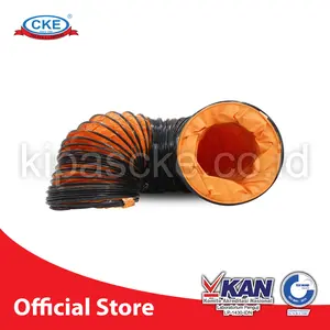 CKE Flexible Duct Fireproof PVC 10 Inch 10 Meter FD-10/10M-C-GM