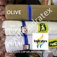Gambar ( per setengah meter ) Kain furing ASAHI CAP KELINCI meteran lebar 120 cm bahan furing batik lapisan baju dress gamis koko brukat tile satin lapisan dalam tas schruncie craft hiasan kerajinan tangan dekorasi dekor kantong celana kain tipis menerawang dari textileindratex Kota Administrasi Jakarta Utara 5 Tokopedia