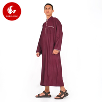 Gambar Pakaian Gamis / Muslim Pria Jubah Asafi AL-ISRA Okechuku - Merah, S dari Okechuku Kota Administrasi Jakarta Barat 1 Tokopedia