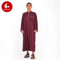 Gambar Pakaian Gamis / Muslim Pria Jubah Asafi AL-ISRA Okechuku - Merah, S dari Okechuku Kota Administrasi Jakarta Barat 2 Tokopedia
