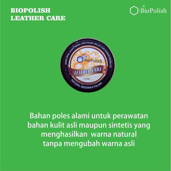 Gambar Biopolish Leather Care Perawatan Jaket Tas Sepatu dari Kulit dari Biopolish Poles Alami Kota Yogyakarta Tokopedia