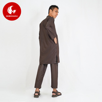 Gambar Setelan Gamis Turki Al-Isra Pakaian Gamis Pria Fashion Muslim - Hitam, S dari Okechuku Kota Administrasi Jakarta Barat 3 Tokopedia