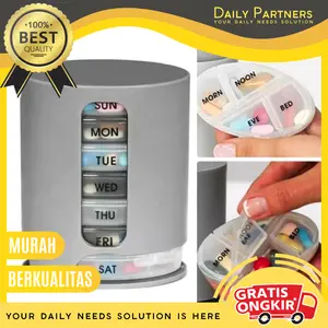 Pill Pro Kotak Obat Tempat Obat Vitamin Medicine Box