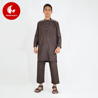 Gambar Setelan Gamis Turki Al-Isra Pakaian Gamis Pria Fashion Muslim - Hitam, S dari Okechuku Kota Administrasi Jakarta Barat 2 Tokopedia