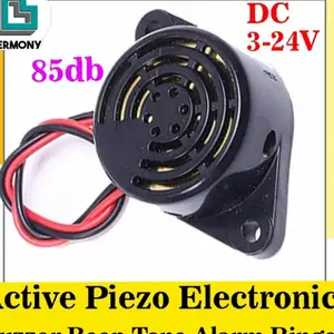 Buzzer Buzer Aktive Piezo Electronic Beep Tone Alarm Ringer 3V-24v 8dB
