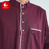 Gambar Pakaian Gamis / Muslim Pria Jubah Asafi AL-ISRA Okechuku - Merah, S dari Okechuku Kota Administrasi Jakarta Barat 3 Tokopedia
