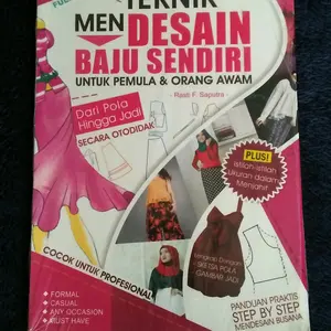 Buku Ketrampilan / Hobi / Menjahit Teknik Mendesain Baju Sendiri