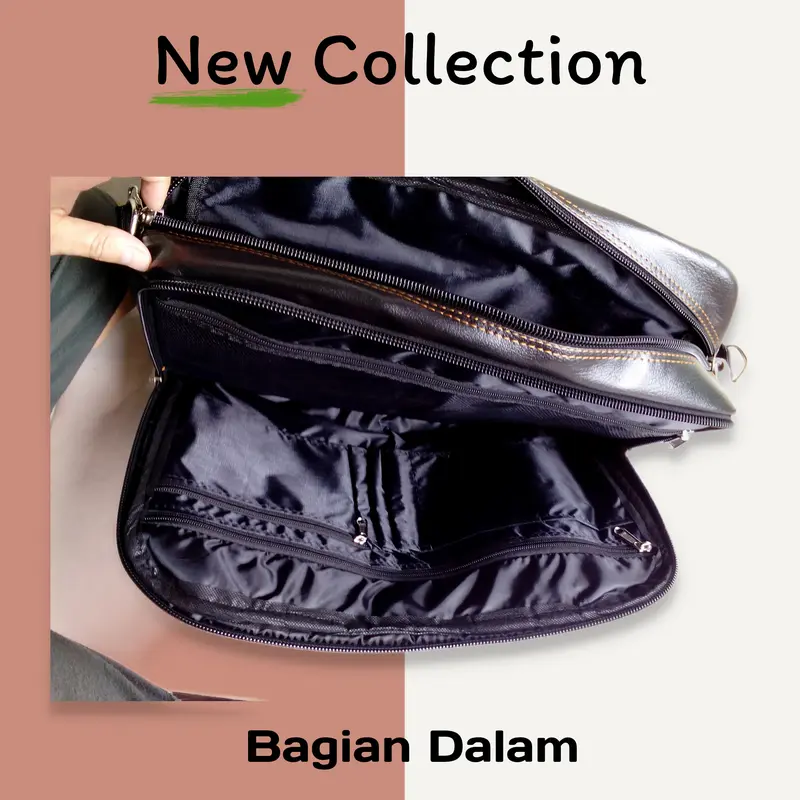 Tas 3 in 1 Semi Kulit Exclusive Handmade 3