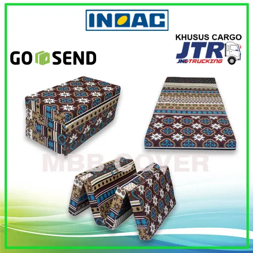 Kasur Busa Lipat 4 Inoac 90 x 200 x 5 cm garansi 3