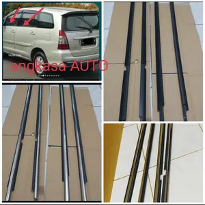 karet list plipit pintu kaca luar chrome Innova lama 2004-2015