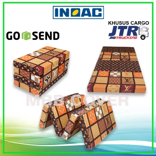 Kasur Busa Lipat 4 Inoac 90 x 200 x 5 cm garansi 1
