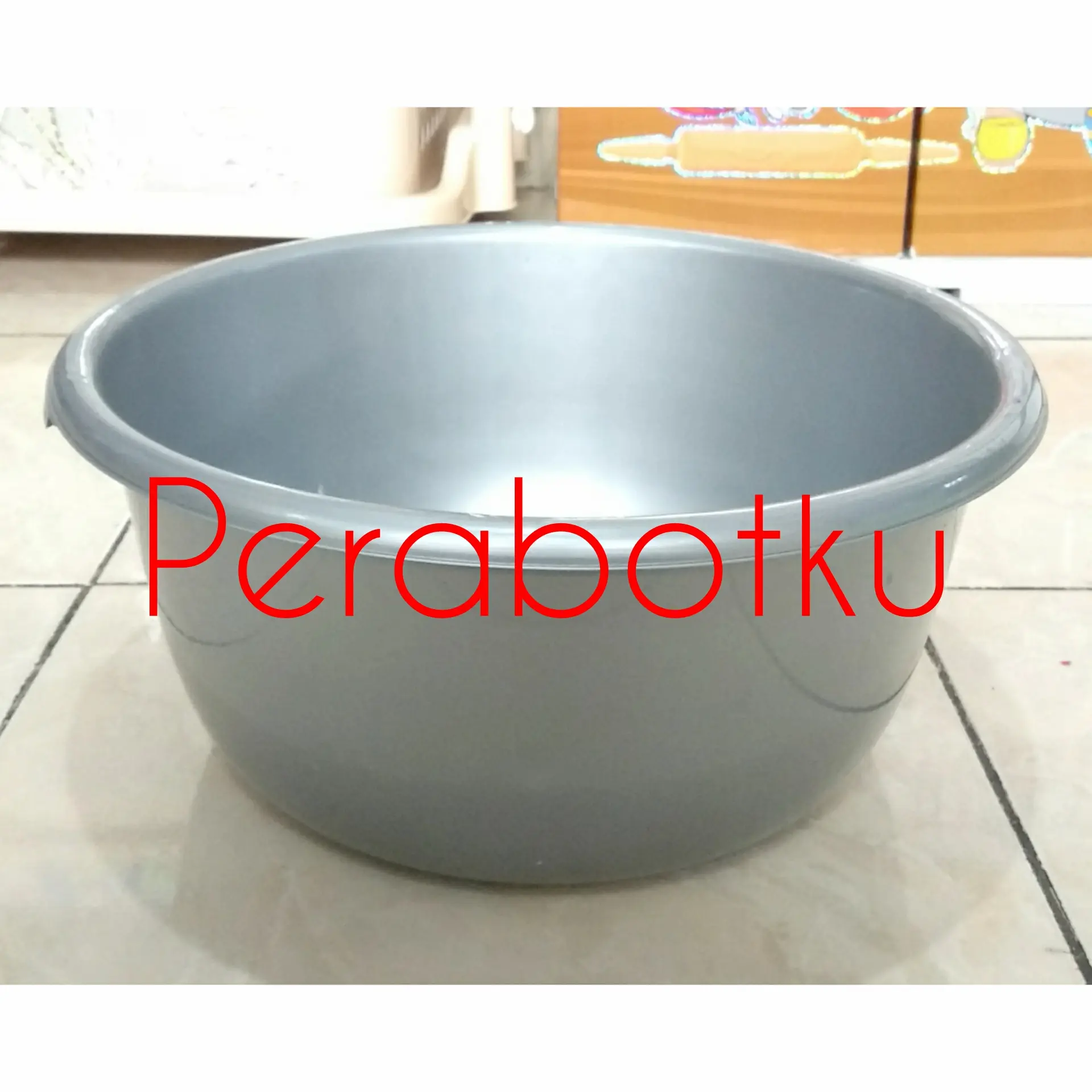 Baskom Jerman 20 Silver / Basin / Baskom Plastik Abu abu