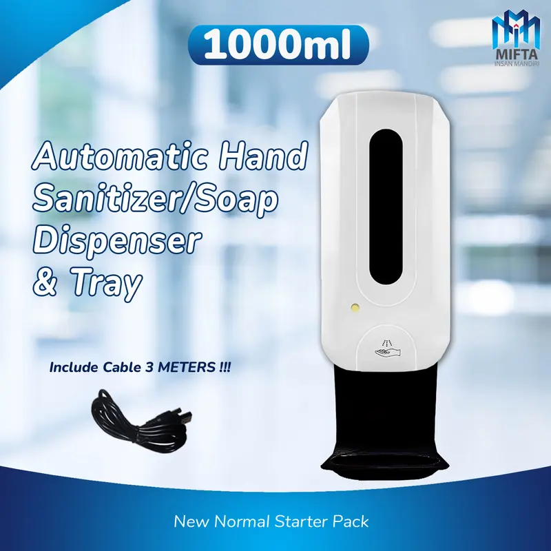 DISPENSER HAND SANITIZER OTOMATIS / DISPENSER SABUN CAIR OTOMATIS 1LTR 3