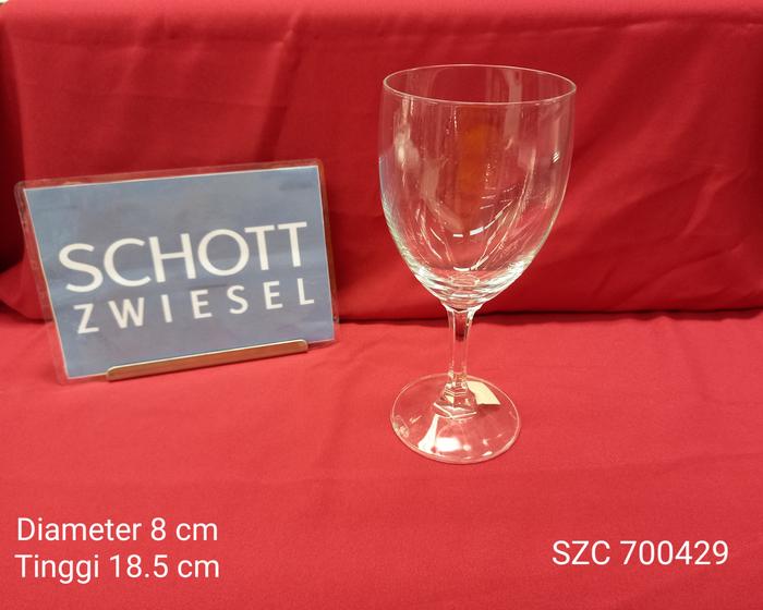 Gambar Schott Zwiesel Glass / Gelas Meran Goblet 12 1/10 oz #700429 dari Toko Cuci Gudang Alat Dapur Kota Administrasi Jakarta Selatan Tokopedia