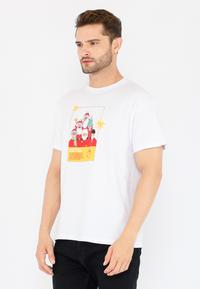 Gambar Skelly Kaos Christmas Pria Wanita Academy Of Santa Portrait White - Putih, S dari Skelly Official Kota Administrasi Jakarta Selatan 3 Tokopedia