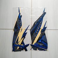 Gambar stiker striping body motor Satria F 150 se 2012 biru dari plazo Kab. Bogor 2 Tokopedia