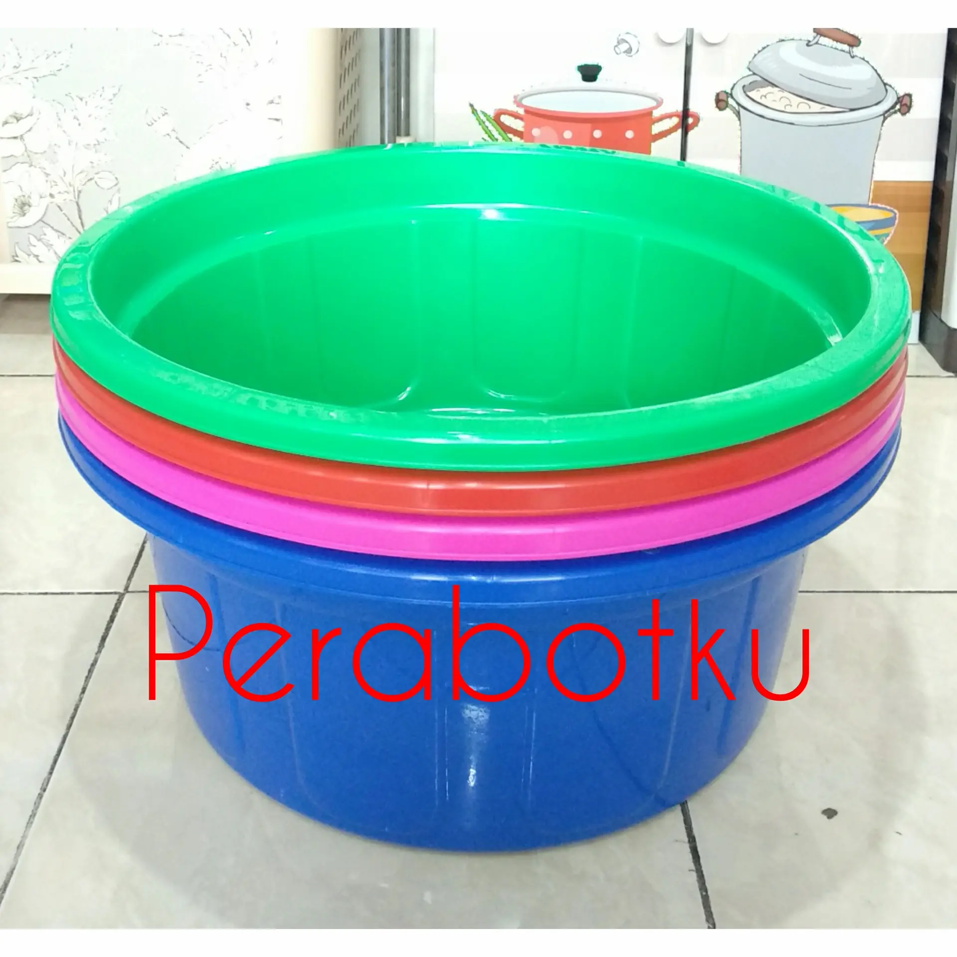 Baskom USA 24 Liter Warna / Basin / Baskom Besar