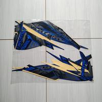Gambar stiker striping body motor Satria F 150 se 2012 biru dari plazo Kab. Bogor 3 Tokopedia