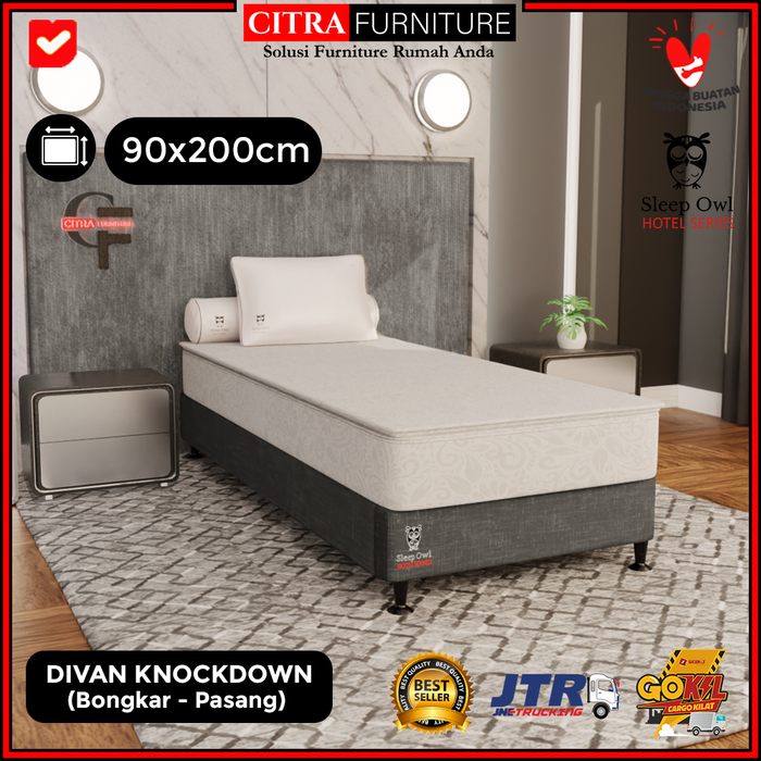 Gambar Dipan Minimalis 90 Knock Down by SLEEP OWL | Rangka Tempat Tidur dari Citra furniture Kota Administrasi Jakarta Pusat Tokopedia