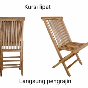 Kursi Lipat/Bangku LIpat Kayu Jati