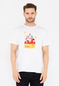 Gambar Skelly Kaos Christmas Pria Wanita Academy Of Santa Portrait White - Putih, S dari Skelly Official Kota Administrasi Jakarta Selatan 1 Tokopedia