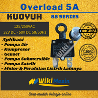 Gambar Overload Thermal Circuit Breaker Kuoyuh 5 Ampere 88 Series 5A dari Overload Wikimesin Kab. Tangerang 1 Tokopedia