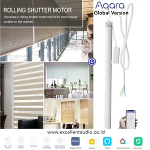 smart Rolling shutter curtain Aqara motor wifi voice command versi global
