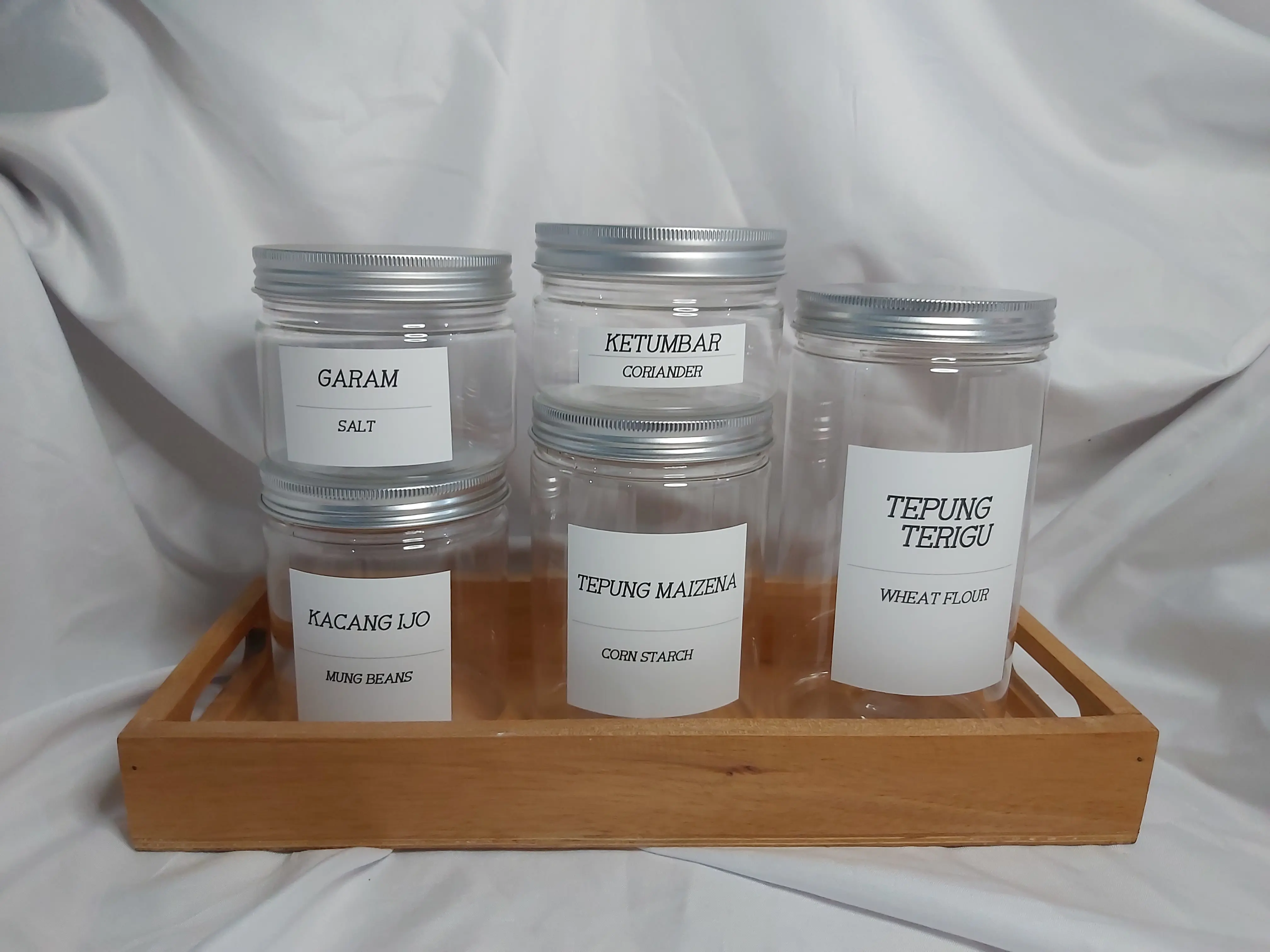 TOPLES PLASTIK AESTHETIC/TUTUP ALUMINIUM SILVER/FREE LABEL