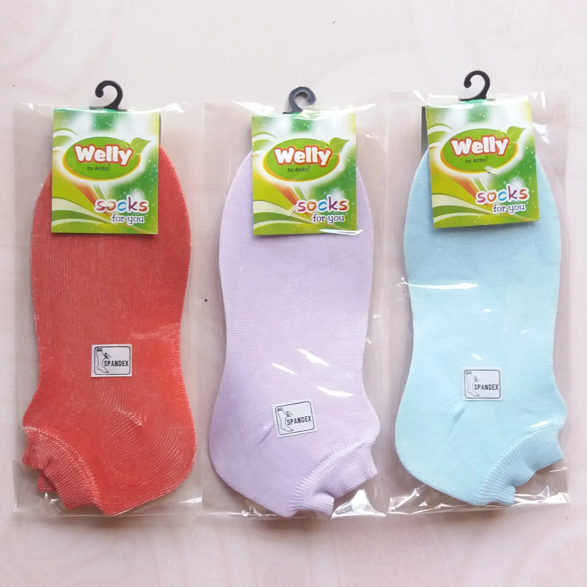 Kaos Kaki Pendek Seukuran Mata Kaki Hidden Ankle Socks Wanita Polos