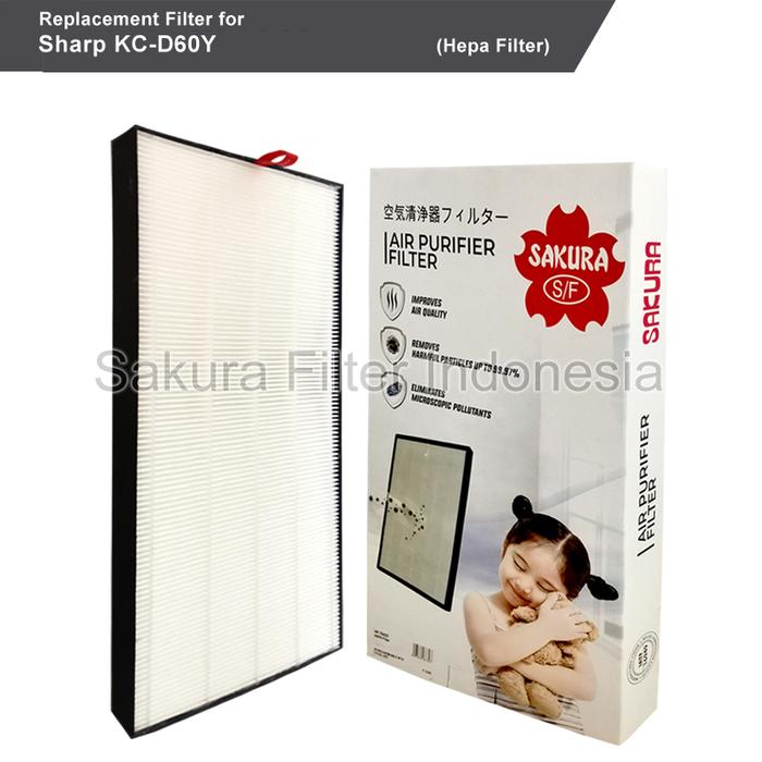 Gambar Filter HEPA Sharp Air Purifier KC-D60Y Sakura AP-79420 dari Sakura Filter Indonesia Kab. Tangerang Tokopedia