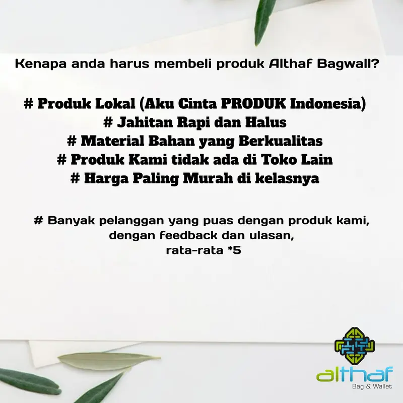 Tas 3 in 1 Semi Kulit Exclusive Handmade 4