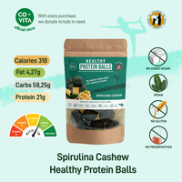 Gambar Covita Healthy Protein Balls - Spirulina Cashew - Snack Tanpa Pengawet dari Covita Bali Kab. Badung 1 Tokopedia
