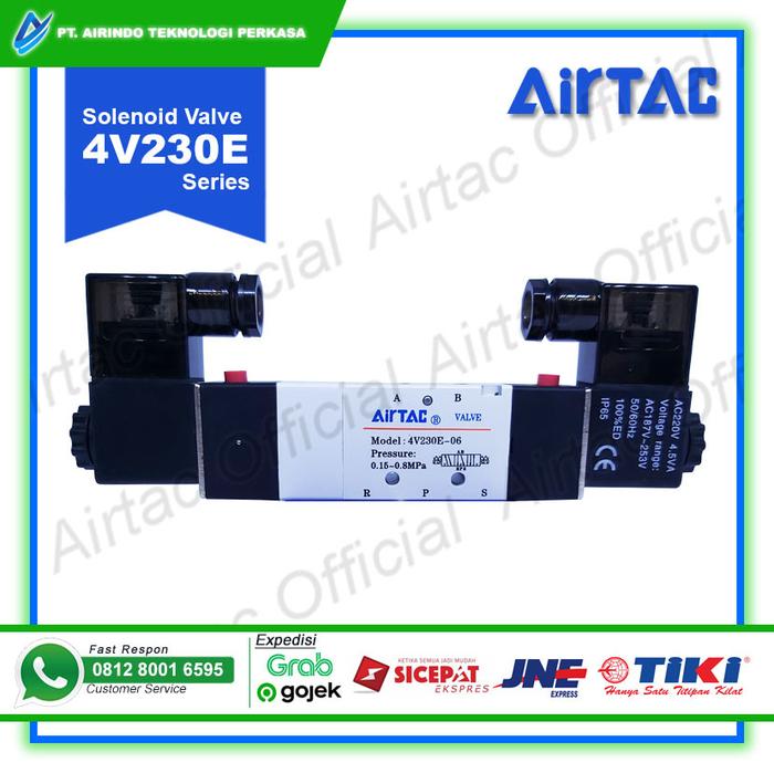 Gambar Solenoid Valve Airtac 4V230E06 A (220 VAC) dari Airtac Airindo ID Kota Administrasi Jakarta Pusat Tokopedia
